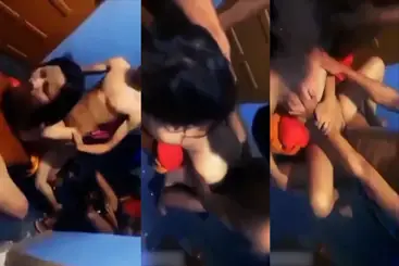 Istri Cantik Layani Tiga Pria Sekaligus